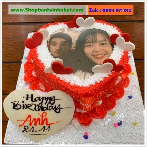 Bánh Sinh Nhật In Hình Ảnh - H743